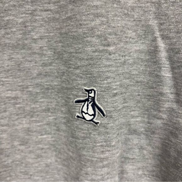 Original Penguin grey heathered sweatshirt size L - Picture 2 of 6